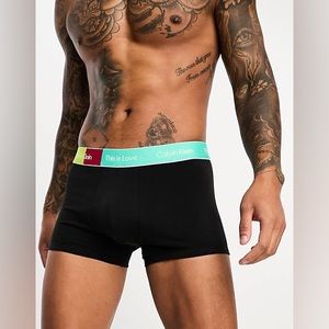 Mens Calvin Klein This is Love Pride Trunk XL